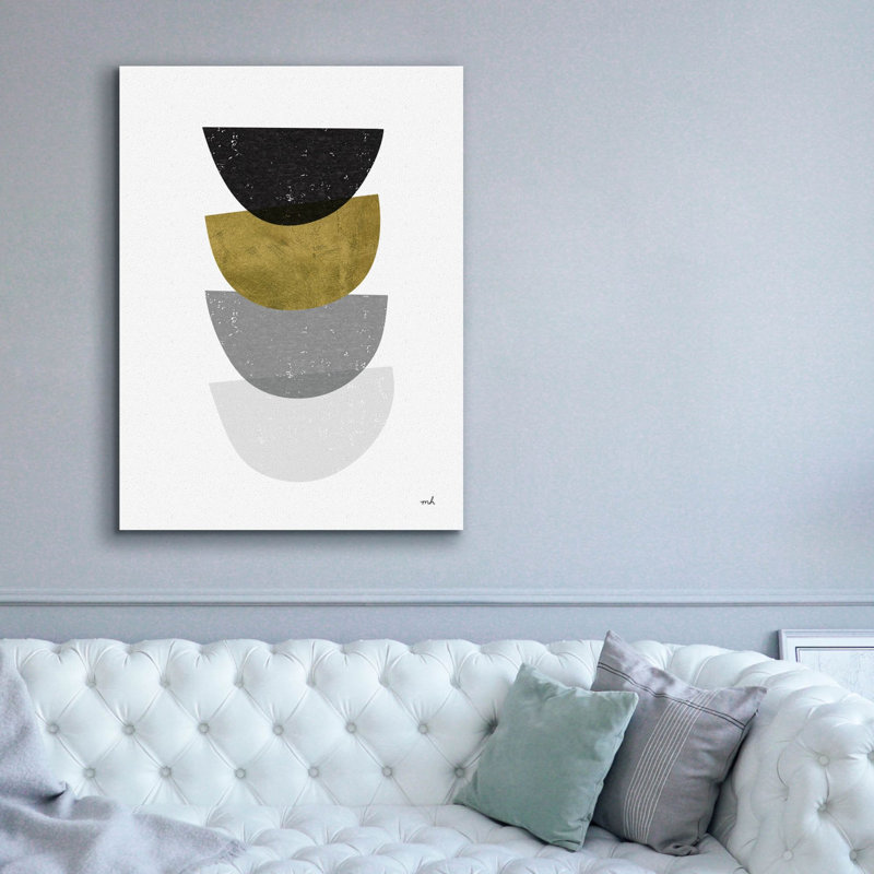 «Balance 3 Bg» par Moira Hershey, art mural sur toile, H 54 po x l 40 po x P 1,5 po