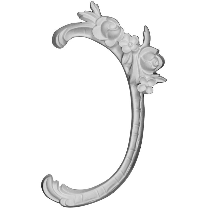 Cornelia 7.88'' H x 4.38'' W x 0.88'' D Urethane Onlay Scroll