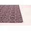 Tapis brun foncé / mauve touffeté à la main nageoire nantes