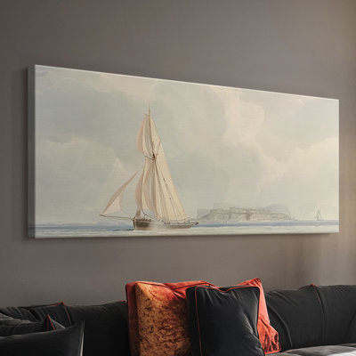 Nautical Series-CDXLVII- Toile tendue avec châssis - Prêt à accrocher