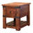 Solid Wood Top End Table with Storage