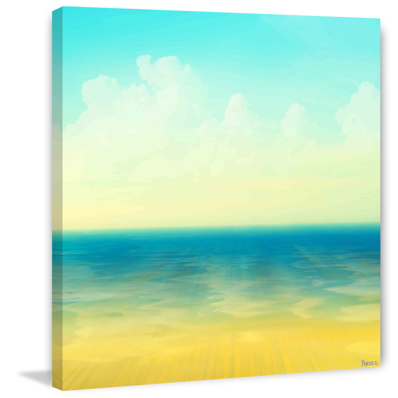 "in the horizon" par parvez taj,, reproduction d’art sur toile tendue, H 48 po x l 48 po x P 1,5 po