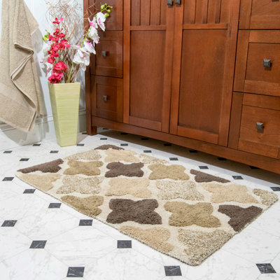 Salvato Cotton Blend Non-Slip Bath Rug