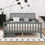 Wooden Platform Bed With Safety Guardrails-699782334-699782331