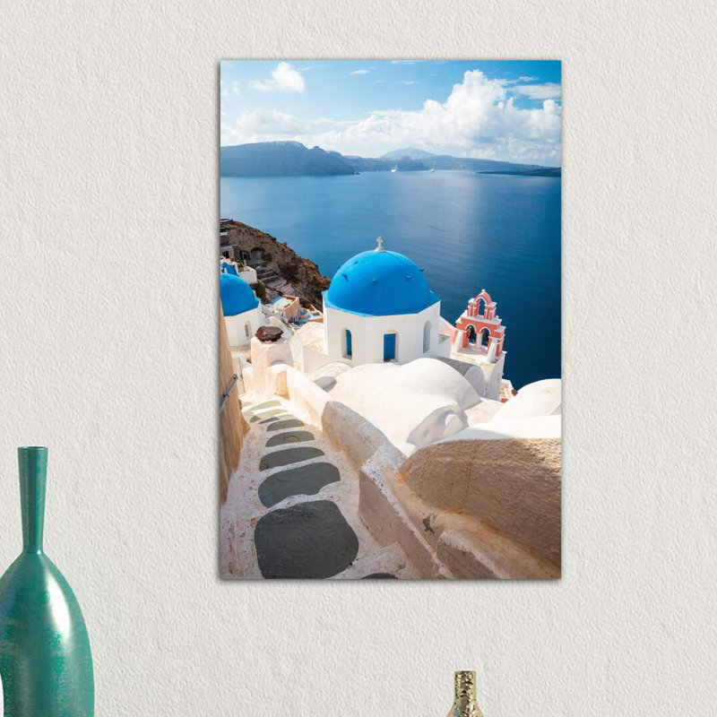 Oia, Santorini by Matteo Colombo - Wrapped Canvas Print, 66.04 cm H x 45.72 cm W x 1.91 cm D
