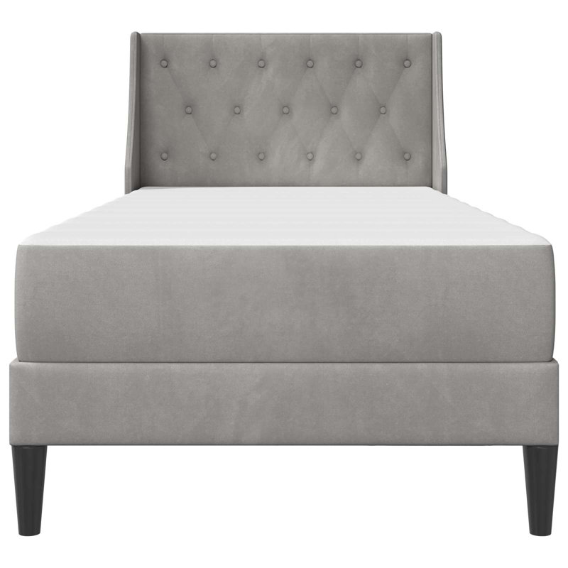 Bed, Single (3'), Light Grey