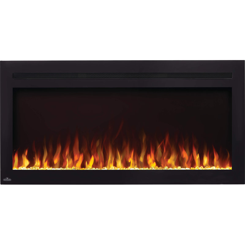 Purview Napoleon Black Electric with BTU 60000, 21.4" H x 42" W
