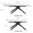 Kerius 9 - Piece 70.86" to 102.36" Extendable Rectangular Sintered Stone Dining Table with 8 Leather Chairs Dining Set-1934445122