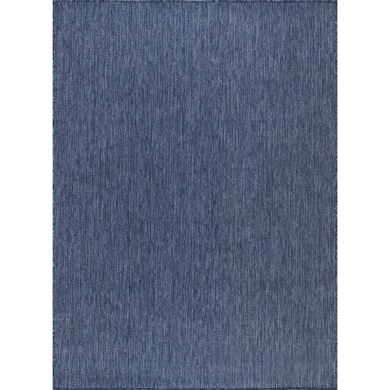 Tapis intérieur / extérieur bleu Waikiki, Rectangle 8 pi x 10 pi