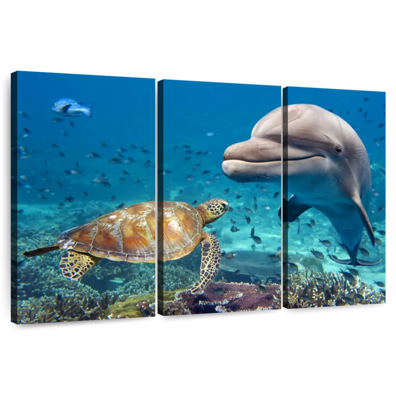 Underwater friends Aletra, H 36 po x l 57 po