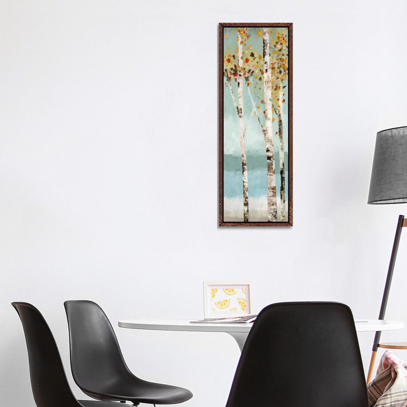 Lookout II by Allison Pearce - Panoramic Painting on Canvas, Classic Brown Wood Framed Canvas, 121.92 cm H x 40.64 cm W