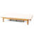 Wood Daybed With Water- Cushions And Stylish Slat Paneling, Convertible, 76.02 X 42.28 12.38, Beige Color Convertible Function Cushions, Panels, 76.02W 42.28D 12.38H,