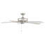 Ventilateur de plafond d'intérieur à 5 pales 52 "Velbreeze - étain brossé
