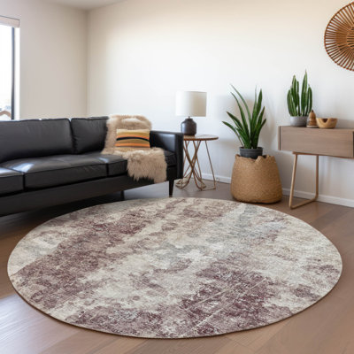 Premium Machine Washable Driessen AMF68 Plum Rug
