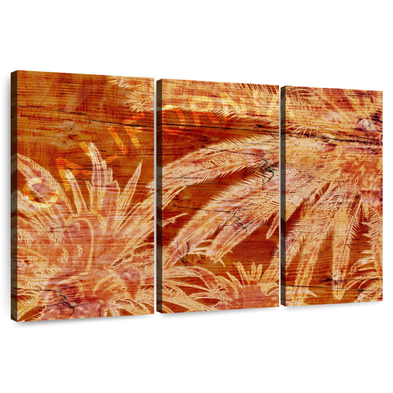 Harnek Orange Palm Grove, 24" H x 38" W