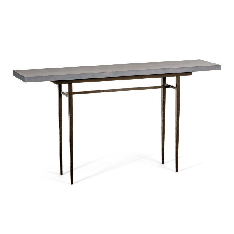 Console Wick, Bronze, H 32,1 po x l 60 po x P 14 po, Gris