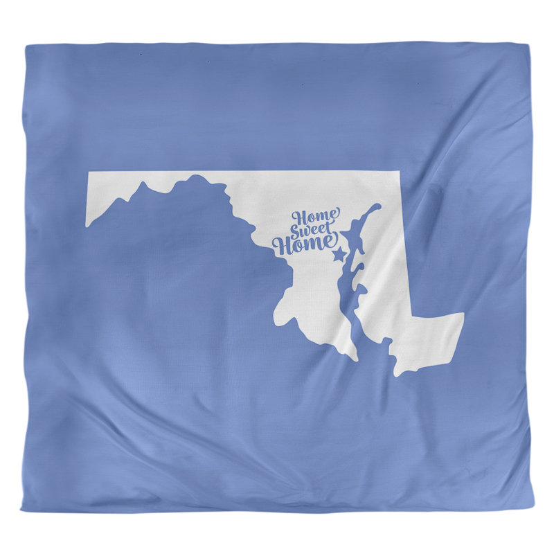 Housse de couette simple doux annapolis home, Housse de couette pour très grand lit, Bleu, Polyester brossé