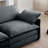 Ottoman Footstool In Corduroy Fabric-1836324705