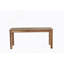 Ensemble de salle à manger d'extérieur en bois d'acacia (1 table + 1 banc + 4 chaises) pour patio, balcon, cour arrière-221129503