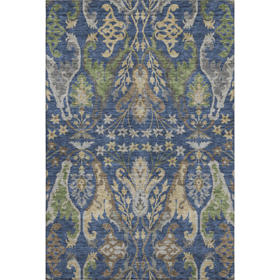 Premium Machine Washable Gurubaksh AMF1153 Global Rug