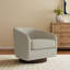 Fauteuil demi-tonneau pivotant avec repose-pieds Bennett-129180035
