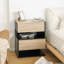 46cm W Engineered Wood Bedside Table