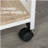 Rolling kitchen cart with storage function, practical wooden frame rolling kitchen island, with wire fruit basket, tray, and drawers, white
