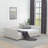 Eylin Daybed With Trundle Velvet Upholstered Tufted Sofa Bed, With Button And Copper Nail On Square Arms-907110501