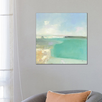 Summer Coastline by Julia Purinton - Wrapped Canvas Painting