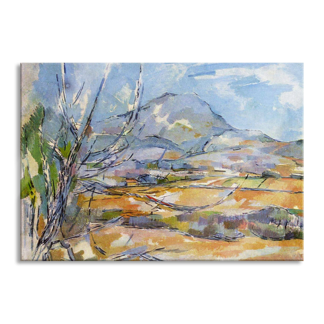 Glasbild Felsen in Belle-ile Port-Domois von Claude Monet