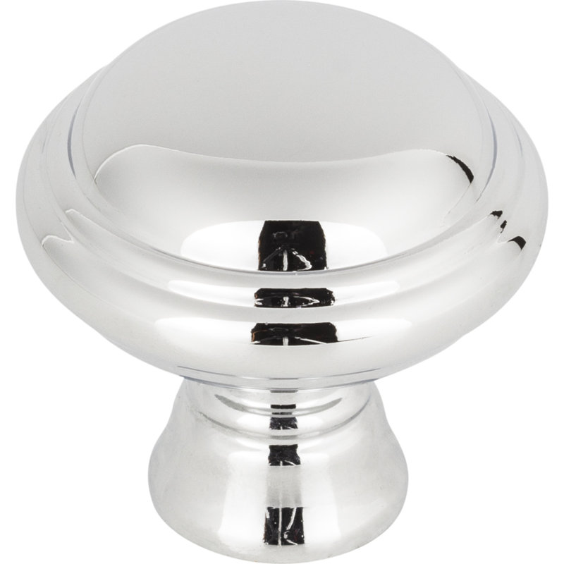 Henderson 1-1/4" Diameter Mushroom Knob, Polished Chrome
