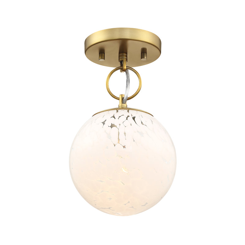Khushdil Glass Semi Flush Mount