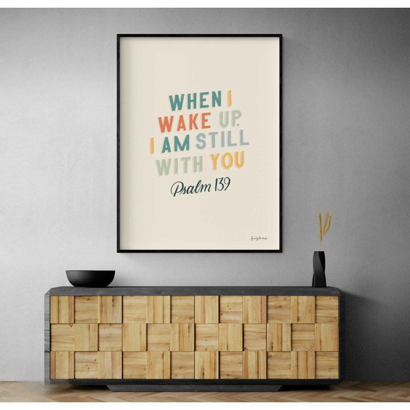 «Bible Saying IV» par Becky Thorns, reproduction de citation de Psaume 139, affiche de motivation du matin, impression d'affiche d'inspiration cadeau