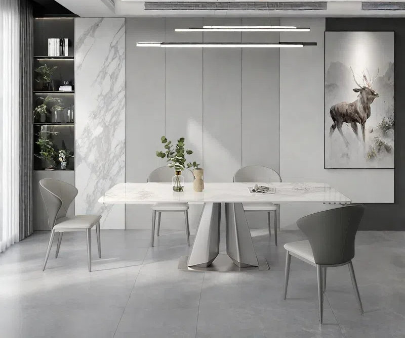 Stylish Durable Dining Table Sets., 29.53"H x 70.87"L x 35.43"W