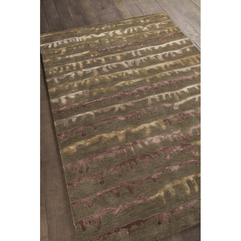 Navyan Khaki Area Rug, Rectangle 7'9" x 10'6", Brown