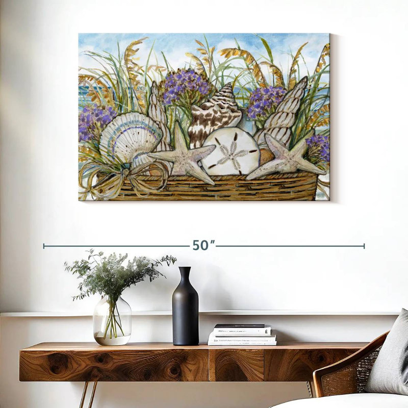 Aletra Shell Basket, 26" H x 39" W