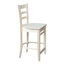 Bailey-Lee Solid Wood Counter Stool-90715607