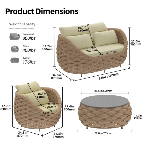Dimensions du produit