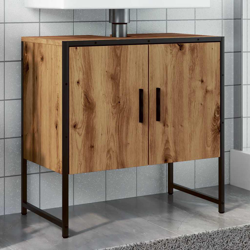 Rexley Single Bathroom Vanity with Basin, Artisan Oak