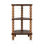 Table d'appoint demi-ronde en bois