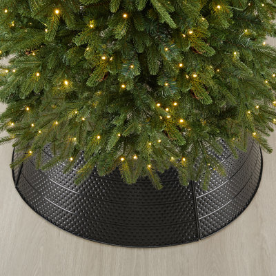 Christmas Hammered Metal Tree Collar