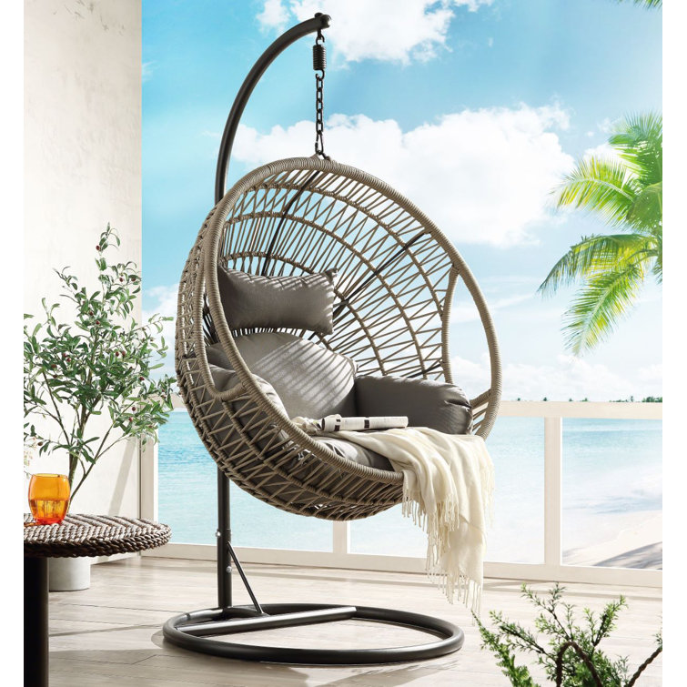 Hanging Egg Wayfair Egg Chair Patio Garden Wayfair Outdoor Hanging