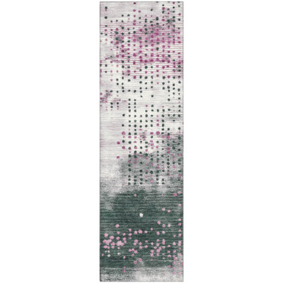 Premium Machine Washable Mouton Geometric Rug