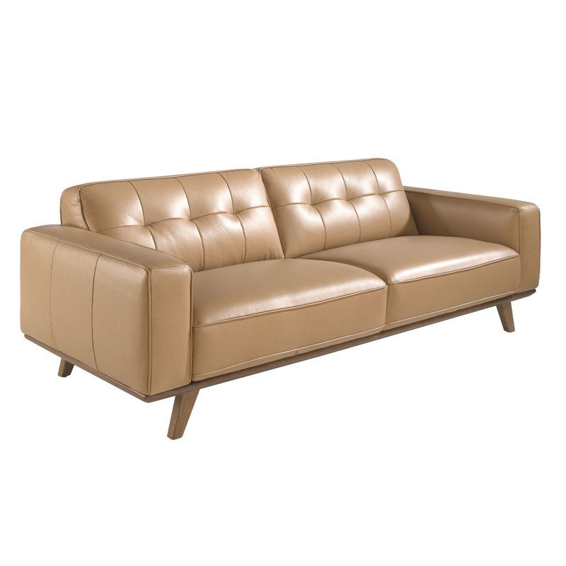 Sofa, 95cm H x 227cm W x 78cm D, 3, Brown