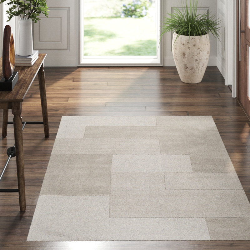 Area Rug in Gray