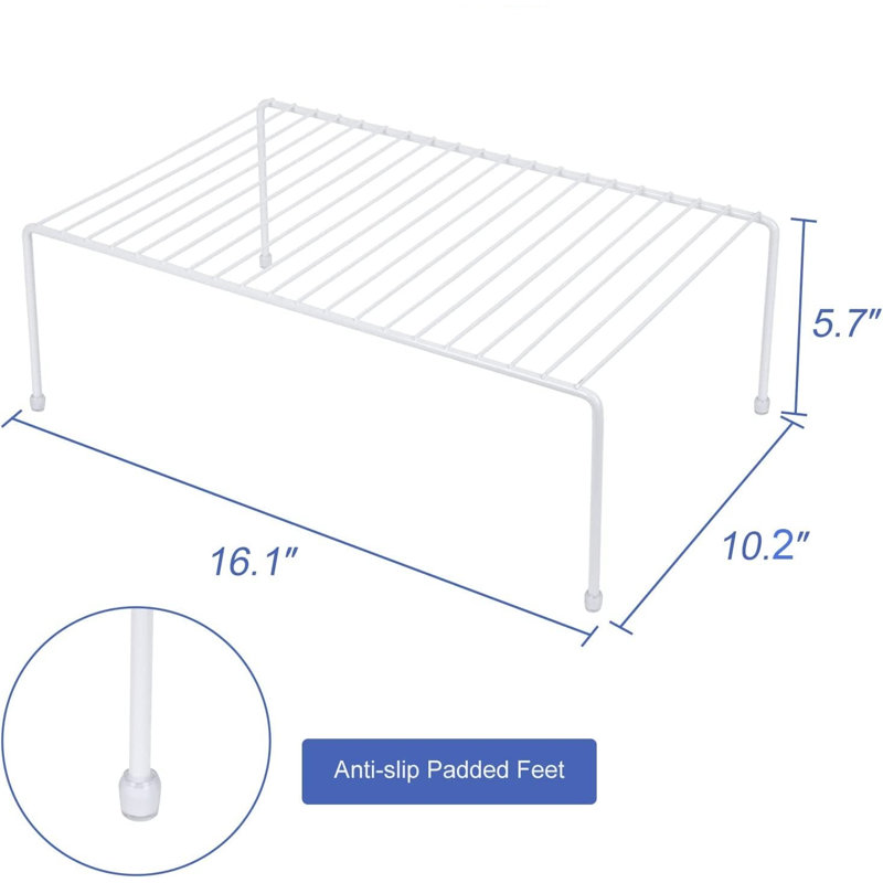 Ensemble de 2 tablettes de rangement pour armoire