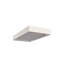 Lavabo à surface solide en pierre de pierre pour meuble-lavabo de salle de bain - blanc mat, profondeur 35,4 po, largeur 18,9 hauteur 4,3 poids, compatibilité spatiale 44,2 lb dans les salles de bain, résine, fixation murale ou comptoir