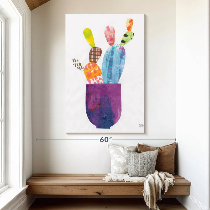 Harnek Collage Cactus II, H 51 po x l 34 po