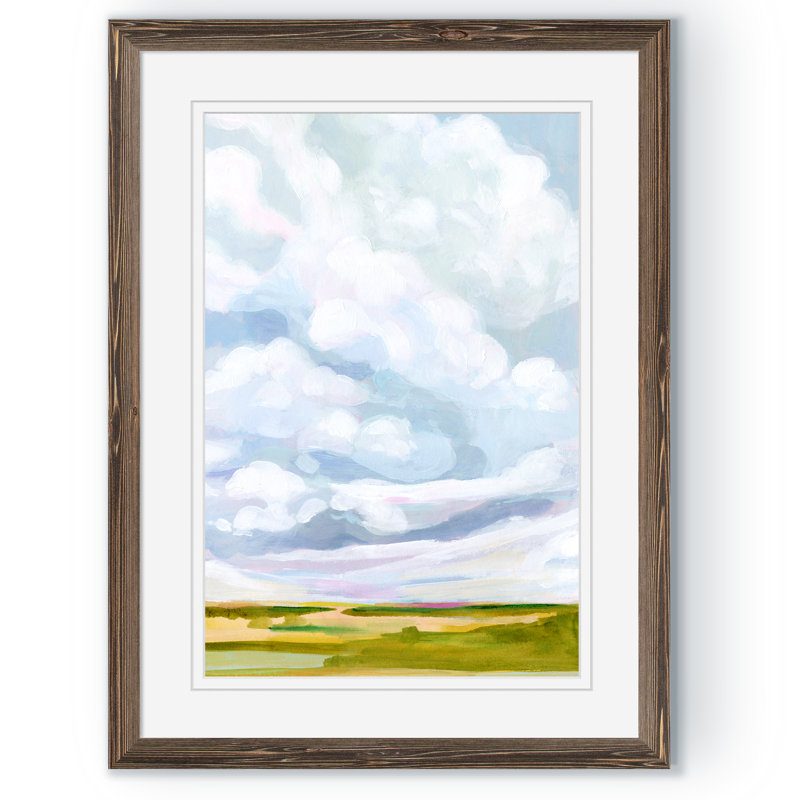 « lucid skies ii » par paul cezanne-cadre photo, reproduction d’art sur papier, H 16 po x l 22 po x P 1 po