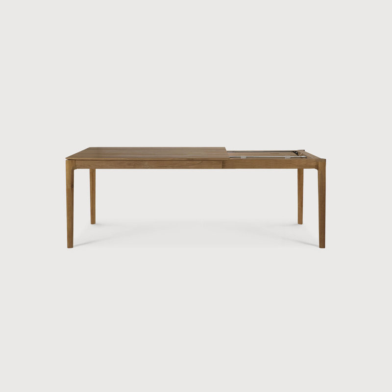 Bok Solid Wood Dining Table, 30"H x 55"L x 35.5"W, Brown
